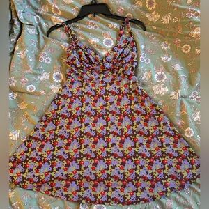 Urban outfitters Floral mini flowy dress Size small
